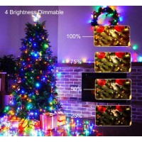 181 Ft 500 Led Christmas Lights Outdoor White Multicolor Color Changing Christmas Tree Lights With Remote 11 Modes Timer Wat