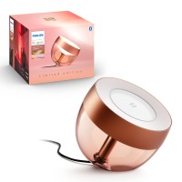 Philips Hue Iris Smart Table Lamp, Copper - White And Color Ambiance Led Color-Changing Light - 1 Pack - Control With Hue App - Compatible With Alexa, Google Assistant, And Apple Homekit