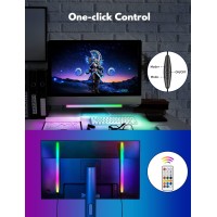 Under Monitor Rgb Light Bar Led Light For Desk Gaming Setup Usb Powered Keyboard Light 12 Inch 5V 353 Color Change Modes Wi