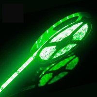 Hauty Green Led Strip Light, 16Ft/5M Smd 2835 300 Leds (60 Led/M) 12V Flexible Cuttable Led Tape (No 12V Power Plug/Adapter)