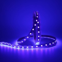 Hauty Blacklight Led Strip Usb Powered, 6.5Ft/2M Smd5050 Total 120 Leds (60 Led/M) 5V 12W Flexible Cuttable Uv Led For Glow In The Dark Party, Halloween Decor