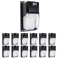 Ltblight 12 Pack Led Wall Lights With Dusk To Dawn Photocell Sensor 1980Lm 5000K Wall Pack Light Fixture 18W 60100W Hpshid