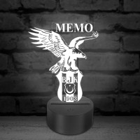 Besiktas Gifts Fan Item With Name Engraving Led Lamp Kisiye Zel Isimli Hediye