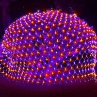 Weillsnow 198 Led Halloween Net Lights98Ft66Ft Connectable Plug In Waterproof Halloween Lights With 8 Modes Halloween Decor