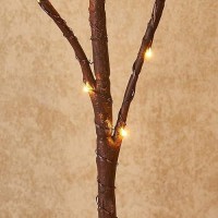 Birchlitland Lighted Brown Branches 32In 100 Led With Timer Battery Operated Artificial Tree Branch With Warm Willow Branch Lig