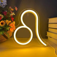 Bernicekelly The Zodiac Horoscope Neon Sign Leo Led Neon Signs For Wall Decor Astrology Zodiac Horoscope Neon Lights Beautiful