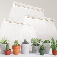 T5 Led Grow Lights 14Ft 5000K Full Spectrum White Grow Lights For Indoor Plants Strip Greenhouse Succulent Seed Starting End