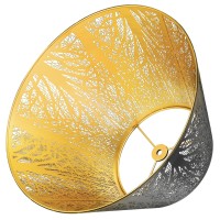 Medium Lamp Shade, Alucset Barrel Metal Lampshade With Pattern Of Trees Lampshade For Table Lamp, 7X13X7.8 Inch, Metal Lampshades, Spider