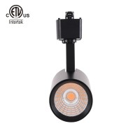 Mirrea 16.5W Dimmable Led Track Lighting Heads Compatible With Single Circuit H Type Rail Ceiling Spotlight 90 Cri 24 Black Finish Pack Of 6 (4000K Neutral White)