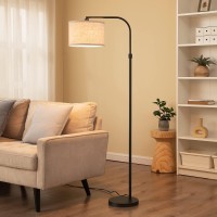 Edishine Black Arched Floor Lamp, Standing 62