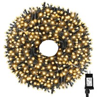 Tcamp Outdoor Christmas Lights Warm White, 262Ft 800 Led Christmas Tree Lights With Memory Timer Function, 8 Modes Fairy String Lights For Christmas Outdoor Indoor Bedroom Wedding Party Decorations