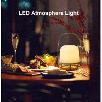 Livinlarge Outdoor Table Lamp Solar,Table Lantern Outdoor Waterproof, Moveable Solar Table Light Outdoor,Portable Led Table Lamp, For Bedroom, Study Room, Cafe, Bookcase,Patio,Outdoor Camping