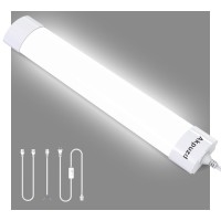 Akpuzd Led Plug In Ceiling Lights 14Ft Ip66 Waterproof 16W Tube Light With Nooff Switch 1700Lm Closet Light 5000K Led Ligh