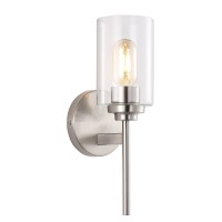 Jonathan Y Jyl9547C Juno 13 1Light Farmhouse Industrial Iron Cylinder Led Sconce Modern Transitional 2700K 25W Bulb Entryway L