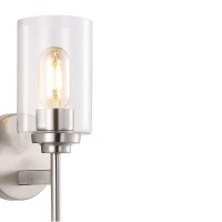 Jonathan Y Jyl9547C Juno 13 1Light Farmhouse Industrial Iron Cylinder Led Sconce Modern Transitional 2700K 25W Bulb Entryway L