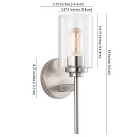 Jonathan Y Jyl9547C Juno 13 1Light Farmhouse Industrial Iron Cylinder Led Sconce Modern Transitional 2700K 25W Bulb Entryway L