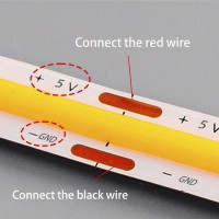 Mdee?Cob Led Strip Lights Blue 8.2Ft/2.5M 5V Flexible Led Tape Lights Cri 90+ 800Lm/M 320Leds/M For Indoor And Outdoor D