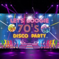 70S Disco Party Banner Backdrop 70S Disco Party Decorations Boogie Funny Disco Party Decor Colorful Dance Party Signs For Disco