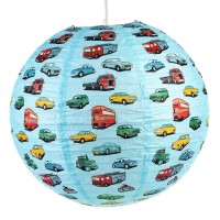 Children'S Paper Lampshade - Choice Of Design (Road Trip)