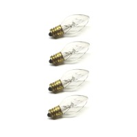 Ui Pro Tools Clear Night Light Bulb Replacement Bulbs 5W 120V 4 Ct