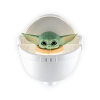 Star Wars Led Night Light Baby Yoda Floating Carrier Plugin Dusktodawn Sensor The Mandalorian Grogu Ulcertified Cute