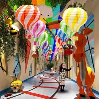 Twill Hanging Hot Air Balloon Paper Lanterns Set Party Decoration Birthday Wedding Christmas Party Decor Gift 12 Inch Pack Of