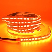 Suyooulin Led Strip Lights, Smd 2835 Led Strip, Dc12V 1200Leds 16.4Ft 26000Lm High Density Led Light Strips Waterproof Ip65, 3 Times Brightness Than Smd3528 Led Strip, Orange