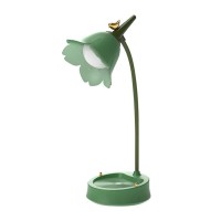 Magickk Flower Led Desk Lamp Cordless Table Light Adjustable Gooseneck Dimmable Touch Rechargeable Battery Student Bedroom Room