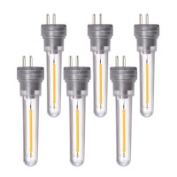 Dge S14 Replacement Led Bulb 6 Pack Replacement String Light Bulbs 1.5 Watt Led Replacement Light Bulb, Shatter-Proof And Waterproof Ip65.