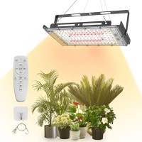 Engilen Grow Lights For Indoor Plants, 400W Full Spectrumg Grow Light,3 Types Dimmable, Remote Control,Suitable For Indoor Plants,Micro Greens,Clones,Succulents,Seedlings.