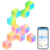 Govee Glide Hexa Pro Light Panels Rgbic 3D Hexagon Wall Lights Wifi Led Creation Light With Music Sync Works With Alexa Goog