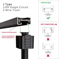 Mirrea Led Track Lighting Heads Compatible With Single Circuit J Type Rail Ceiling Spotlight For Accent Task Wall Art Exhibition Lighting 6.5W 4000K Neutral White 24 Black Painted Pack Of 12