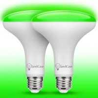 Jandcase Br30 Green Flood Light Bulb, Green Led Light Bulb, 11W(100W Equivalent), 900Lm, Non-Dimmable Can Light Bulbs For Ceiling, E26 Base, 2 Pack