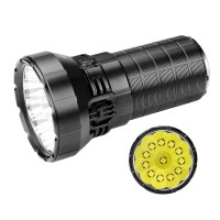 Imalent Ms12 Mini Tactical Flashlight 65000 Lumens, With 12 Cree Xhp 70.2 Leds, Long Beam Distance 1036 Meters, Built-In Cooling Tools