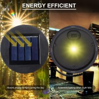 2 Pack Solar Lights Replacement Top Solar Light Parts Led Solar Panel Lantern Lid Lights Outdoor Lantern Solar Replacement Pa