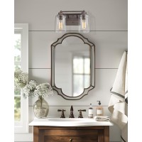 Vanity Lights For Bathroom Hwh Farmhouse 2 Light Vanity Wall Lamp With Oilrubbed Bronze Finish Wall Lighting Over Mirror Dre