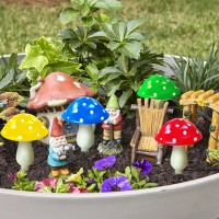 Homeleo Upgraded 8Pack Solar Mushroom Lights For Outdoor Yard Decor Waterproof Multicolored Garden Mushroom Lamp Solar Led F