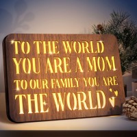 Mothers Day Gifts For Mom From Daughter Son, Engraved Lamp Gifts For Mom, Best Mom Gifts, New Mom Gift, Idea Mother Lamp Valentines Day Birthday Gifts For Mom, Stepmom, Mother In Law