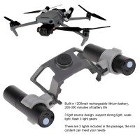 Hilitand Drone Dual Light,Night Flying Flash Searchlight,Drone Flashlight Lamp Expansion Accessory,With Dual Light Clip, For Dji Mavic 3