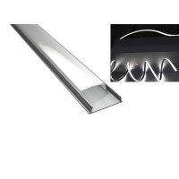 Led Profile Aluminium 2 M Flex Frame Flexible Bar For Led Strips With Cover Aluminium Flex Profile