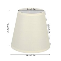 6Pcs Lamp Shade Cream-Coloured Chandelier Lampshade Wall Lamp Lampshade For Table Lamp And Floor Light