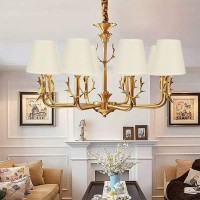 6Pcs Lamp Shade Cream-Coloured Chandelier Lampshade Wall Lamp Lampshade For Table Lamp And Floor Light