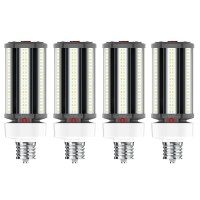 Satco S2314204 Hipro Wattage And Color Temperature Selectable Led Corncob Lamp Hid Replacement Ex39 Base 54W45W36W 3000K