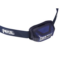 Petzl Actik Headlamp Powerful 450 Lumen Light With Red Lighting For Hiking Climbing Running And Camping Blue