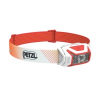 Petzl Actik Core Headlamp Powerful Rechargeable 600 Lumen Light With Red Lighting For Hiking Climbing And Camping Red