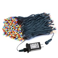 Weillsnow 200 Led Multicolor Outdoor Christmas Lights, 66Ft Plug In Waterproof String Lights, 8 Modes With Memory For Outdoor Indoor Garden Halloween Christmas Decorations (66Ft, Multi-Colored)