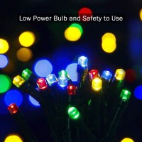 Weillsnow 200 Led Multicolor Outdoor Christmas Lights, 66Ft Plug In Waterproof String Lights, 8 Modes With Memory For Outdoor Indoor Garden Halloween Christmas Decorations (66Ft, Multi-Colored)