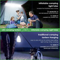 LED camping lights and lanterns 1000LM collapsible led lanterns with Battery Powered Outdoor LED camping lantern Portable battery lanterns for power outages Adjustable 10 Levels Perfect led camping lamp tent lights for car Emergency Survival Hiking Fishin