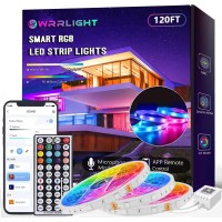 Ej'S Super Car 120Ft Led Lights For Bedroom, Music Sync Color Changing Led Strip Lights With Remote And App Control 5050 Rgb Led Strip, Led Lights For Room Home Party Decoration (3 Rolls Of 40Ft)