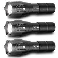 Peakplus Led Tactical Flashlights High Lumens Zoomable 5 Modes Bright Led Flashlights For Emergencies Camping Outdoor Led Fl